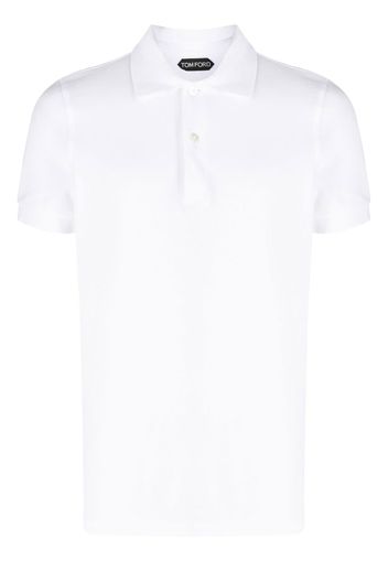 TOM FORD short-sleeve polo shirt - Weiß