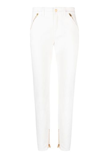 TOM FORD zip-detail tapered jeans - Weiß