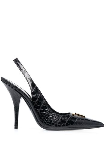 TOM FORD TF logo-detail 110mm pumps - Schwarz