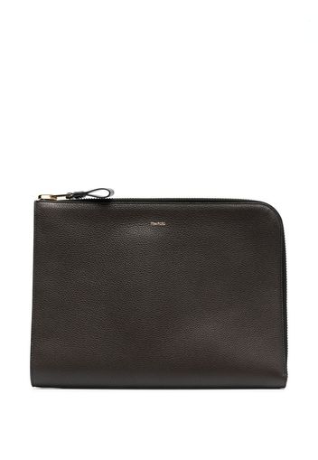 TOM FORD zip-around leather case - Braun