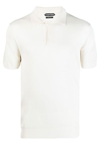 TOM FORD short-sleeve polo shirt - Nude