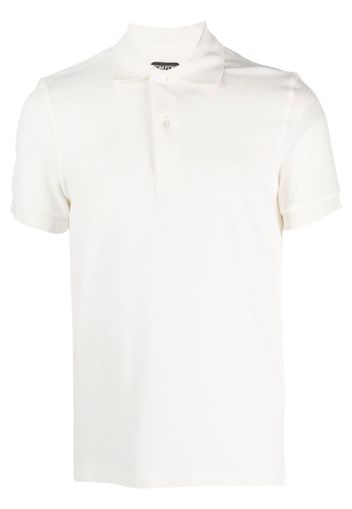 TOM FORD cotton-blend polo shirt - Weiß