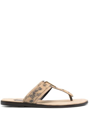 TOM FORD Brighton suede sandals - Nude