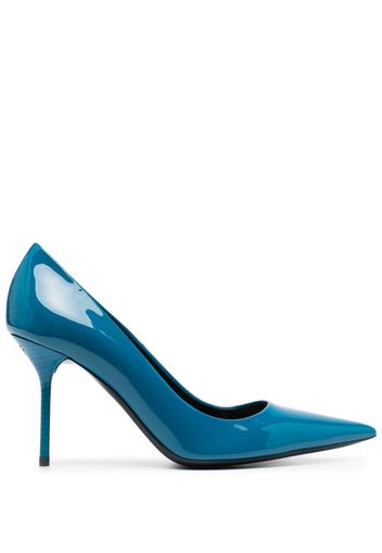 TOM FORD patent leather pointed-toe pumps - Blau