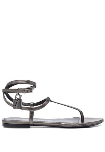 TOM FORD Flache Sandalen - Grau