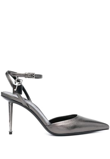 TOM FORD Padlock leather pumps - Grau