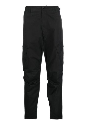 TOM FORD tapered-leg cotton trousers - Schwarz