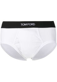 TOM FORD Slip mit Logo - Weiß