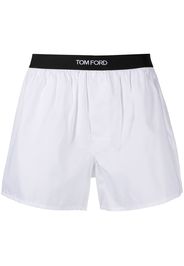 TOM FORD Boxershorts mit Logo-Bund - Weiß