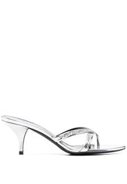 TOM FORD Mules im Metallic-Look - Silber