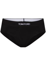 TOM FORD Slip mit Logo-Bund - Schwarz