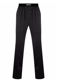 TOM FORD Pyjama-Hose aus Seide - Schwarz