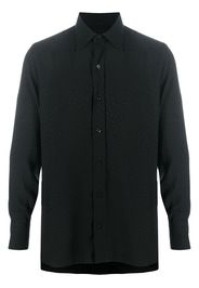 TOM FORD polka-dot long-sleeve shirt - Schwarz