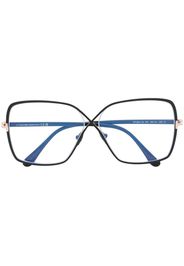 TOM FORD crossover square-frame glasses - Schwarz