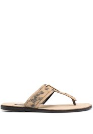 TOM FORD Brighton suede sandals - Nude