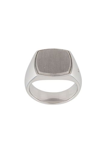 Tom Wood Quadratischer Ring - Silber