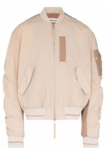 Tom Wood Purth bomber jacket - Nude