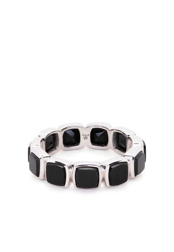 Tom Wood Cushion onyx band ring - Black