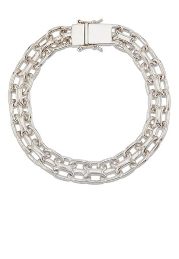 Tom Wood chain-link clasp-fastening bracelet - Silber