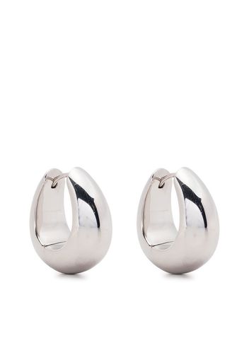 Tom Wood chunky hoop earrings - Silber