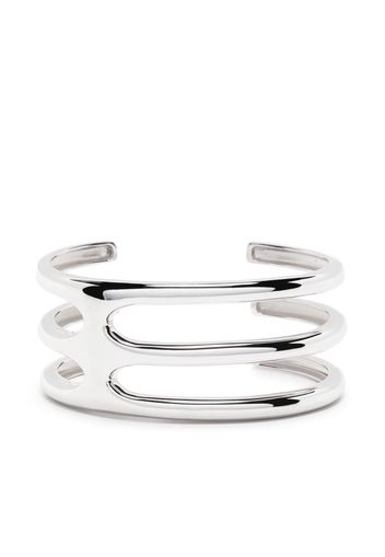 Tom Wood Cage Double cuff bracelet - Silber