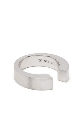 Tom Wood split recycled-silver ring - Silber