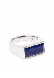 Tom Wood Peaky Ring Blue Lapis - Silber