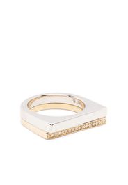 Tom Wood duo embellished rings - Gold