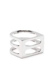 Tom Wood Cage recycled sterling silver ring - Silber