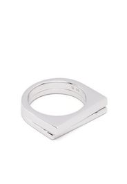 Tom Wood Step layered ring - Silber