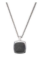 Tom Wood onyx pendant sterling silver necklace - Schwarz