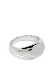 Tom Wood Joe sterling silver signet ring - Silber