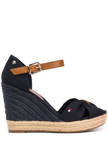 Tommy Hilfiger Wedge-Sandalen, 100mm - Blau