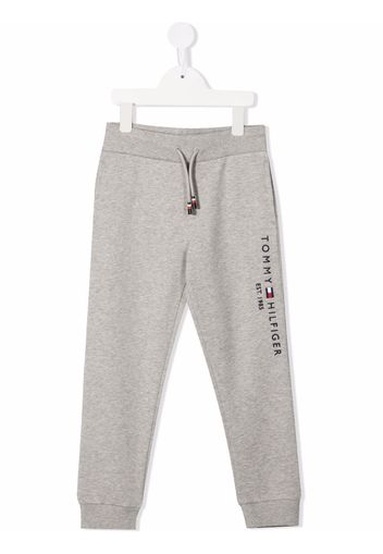 Tommy Hilfiger Junior Jogginghose mit Logo-Stickerei - Grau