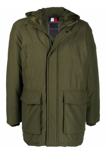 Tommy Hilfiger Rockie Dry Wax hooded parka - Grün