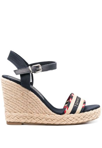 Tommy Hilfiger Sandalen mit Logo-Print - Blau