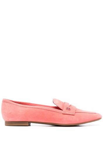 Tommy Hilfiger crossover strap detail loafers - Rosa