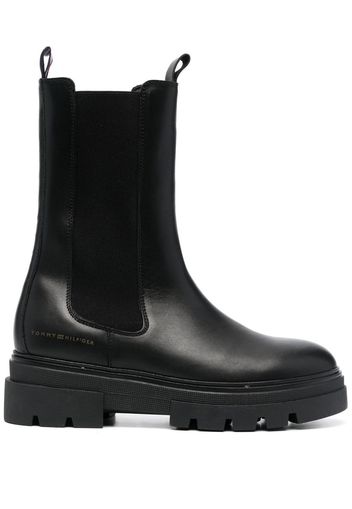 Tommy Hilfiger chunky Chelsea boots - Schwarz