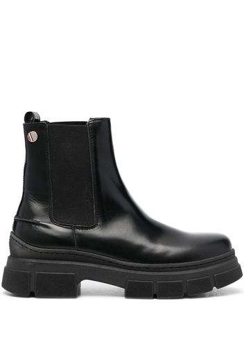 Tommy Hilfiger chunky-sole leather Chelsea boots - Schwarz