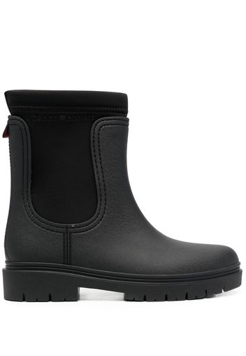 Tommy Hilfiger zip-fastening rain boots - Schwarz