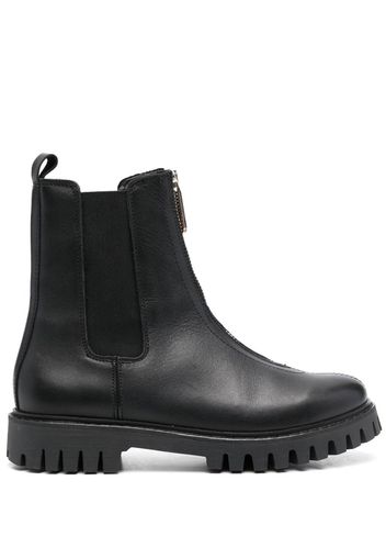 Tommy Hilfiger front zip-fastening ankle boots - Schwarz