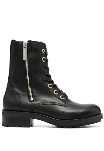 Tommy Hilfiger 40mm zip-up Biker boots - Schwarz