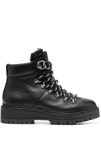 Tommy Hilfiger ankle lace-up fastening boots - Schwarz