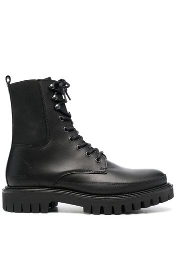 Tommy Hilfiger lace-up leather ankle boots - Schwarz