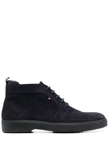 Tommy Hilfiger lace-up suede ankle boots - Blau