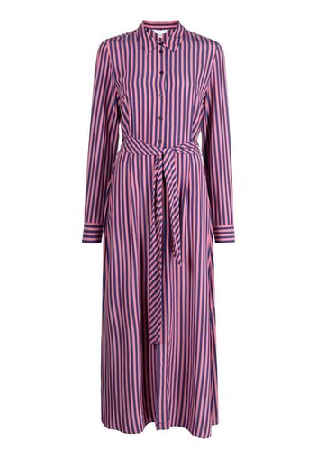 Tommy Hilfiger long stripe-print shirt dress - Rosa