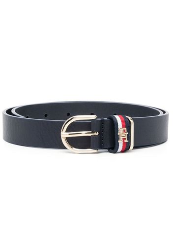 Tommy Hilfiger buckle-fastening leather belt - Blau