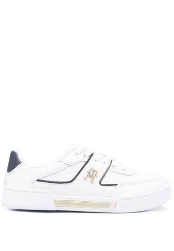 Tommy Hilfiger logo-plaque low-top sneakers - Weiß