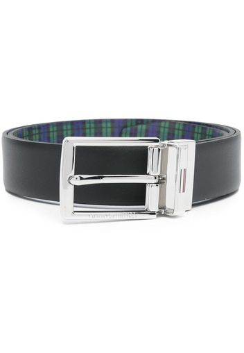 Tommy Hilfiger leather buckle-fastening belt - Schwarz