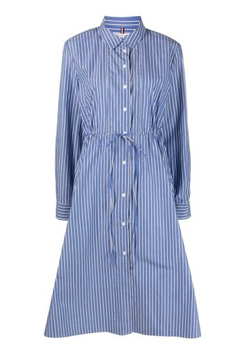 Tommy Hilfiger stripe mid-length shirt dress - Blau
